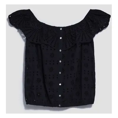 WOMEN'S SHIRT L-KO-4035 BLACK