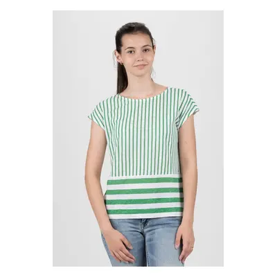 T-Shirt - TOMMY HILFIGER BABS OPEN-NK TOP CAP SLV green