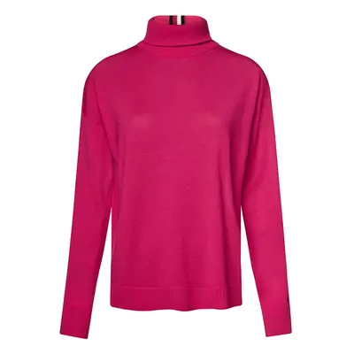 Tommy Hilfiger Sweater - JAKAYLA HIGH-NK SWTR pink