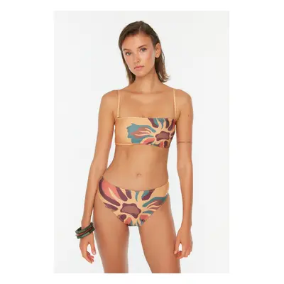 Trendyol Bikini Bottom - Orange - Floral