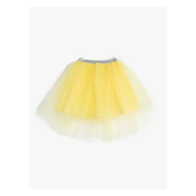 Koton Tutu Skirt with Elastic Waist, Layered Lined.