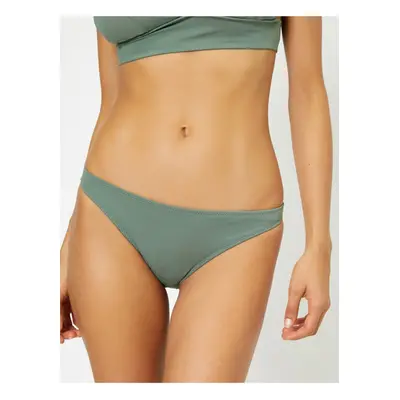 Koton Women's Green Plain Bikini Bottom