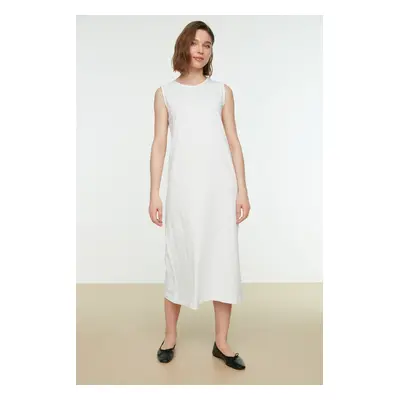 Trendyol White Sleeveless Long Lining Undershirt Dress