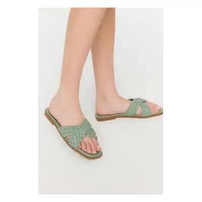 Trendyol Green Women's Slippers