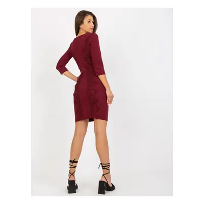 Dress-LK-SK-506559.47-burgundy