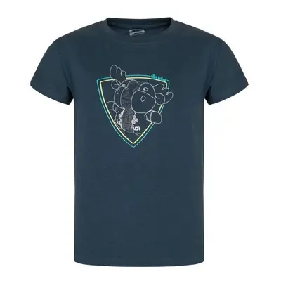 Boys' cotton T-shirt Kilpi ALBION-JB DARK BLUE