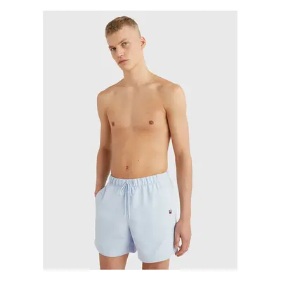 Light Blue Men Swimwear Tommy Hilfiger Drawstring Nos - Men