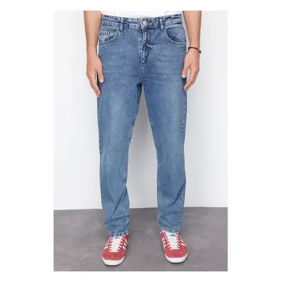 Trendyol Indigo Baggy/90's Straight Fit Jeans Loose Denim Trousers