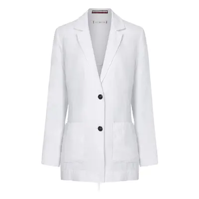 Tommy Hilfiger Blazer - LINEN RELAXED SB BLAZER white