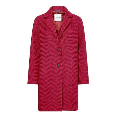 Tommy Hilfiger Coat - HERRINGBONE SB COAT red