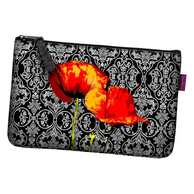 Bertoni Unisex's Pocket Cosmetic Bag Poppies