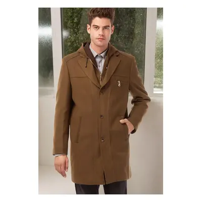 PLT8354 DEWBERRY SLIM-FIT COAT-LIGHT CAMEL