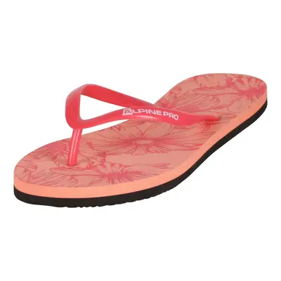 Women's summer flip-flops ALPINE PRO NERILLA peach pink