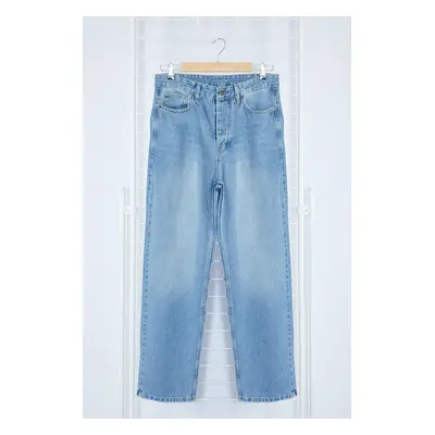 Trendyol Blue Baggy Fit Jeans Denim Trousers