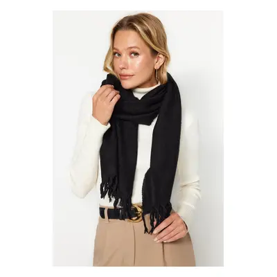 Trendyol Black Soft-Textured Scarf