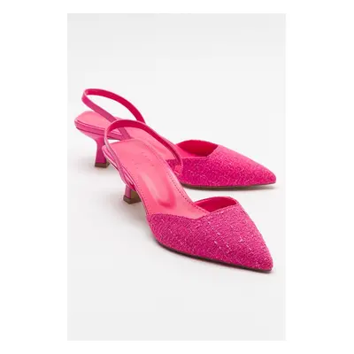 LuviShoes OVER Pink Women's Heeled Shoes