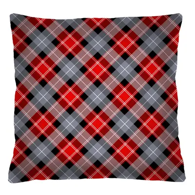 Bertoni Home Unisex's Square Pillow Tartan