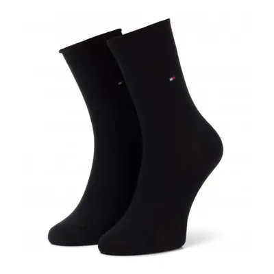 Tommy Hilfiger Socks - TH WOMEN 98% COTTON SOCK 1P Black