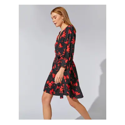 Koton Long Sleeve Floral Dress