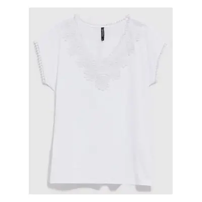 WOMEN'S T-SHIRT L-TS-4062 WHITE