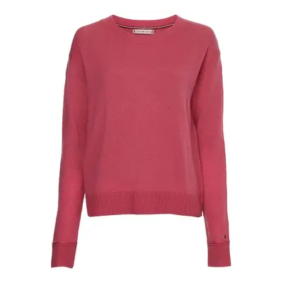 Tommy Hilfiger Sweater - SOFTWOOL C-NK SWEATER pink