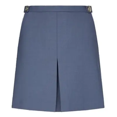 Tommy Hilfiger Skirt - GOLD BUTTON SHORT SKIRT blue