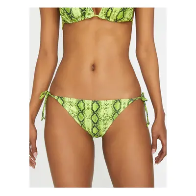 Koton Snakeskin Pattern Bikini Bottoms