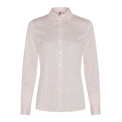 Tommy Hilfiger Shirt - BRITTANY SLIM PRINT LS SHIRT white