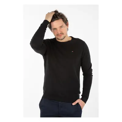 Tommy Jeans Sweater - TOMMY HILFIGER TJM ORIGINAL CREW NECK SWEATER black