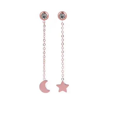 VUCH Infinity Rose gold earrings