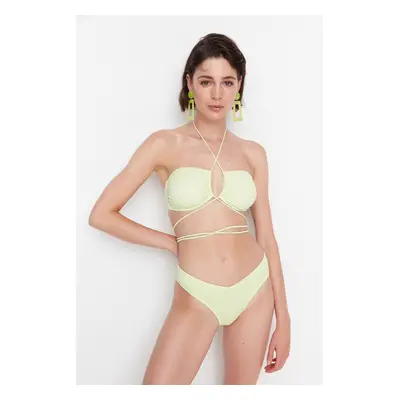 Trendyol Mint V Cut Bikini Bottom