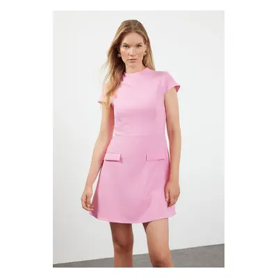 Trendyol Pink A-Line Mini Woven Dress