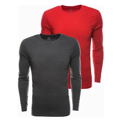 Ombre Clothing Men's plain longsleeve - mix