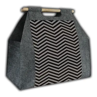 Bertoni Home Unisex's Firewood Bag Zigzag