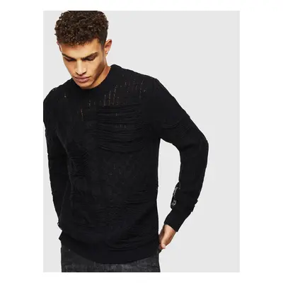 Diesel Sweater - KBRIGLY PULLOVER black