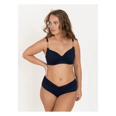 Dark blue swimsuit top DORINA - Women