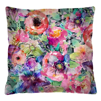 Bertoni Home Unisex's Square Pillow Flora