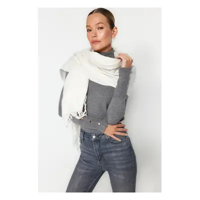 Trendyol Ecru, Soft Textured Scarf