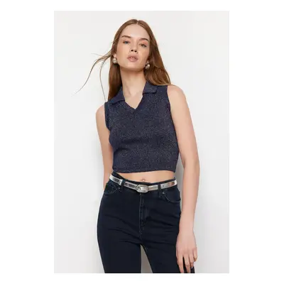 Trendyol Navy Blue Knitwear Blouse