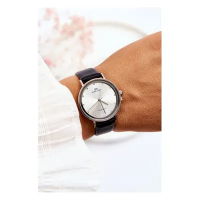 Women's Waterproof Analog Watch Giorgio&Dario Black and Silver