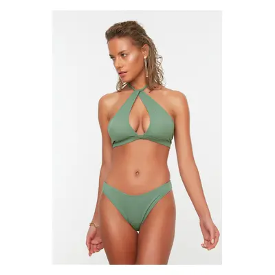 Trendyol Green V-Cut bikini alsók