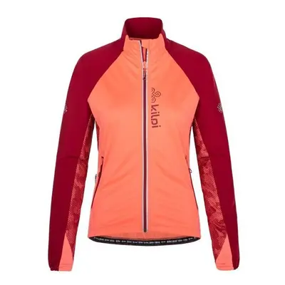 Women's running jacket KILPI NORDIM-W coral