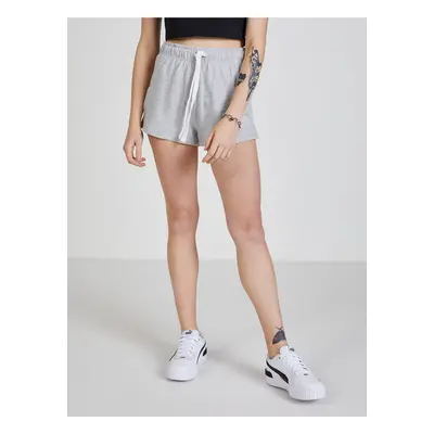 Light Grey Women's Shorts with TALLY WEiJL Tie - Women