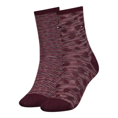 Tommy Hilfiger Socks - TH WOMEN SOCK 2P APPALOOSA purple