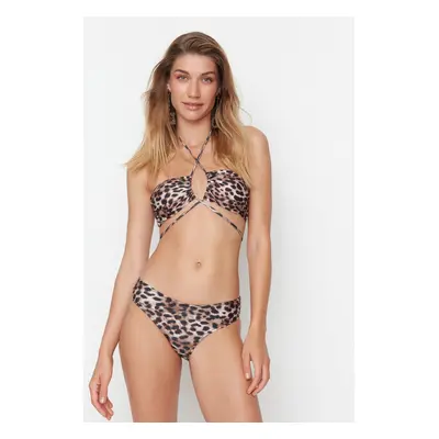 Bikini felső Trendyol Tie detailed