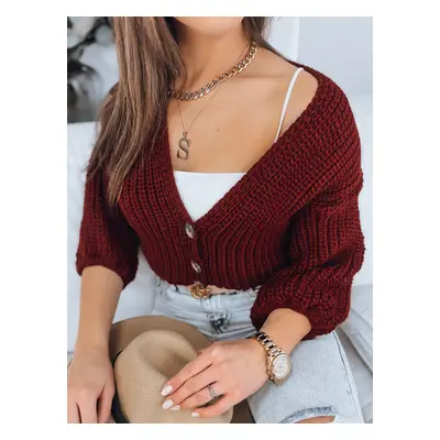 Women's sweater NUTI maroon Dstreet