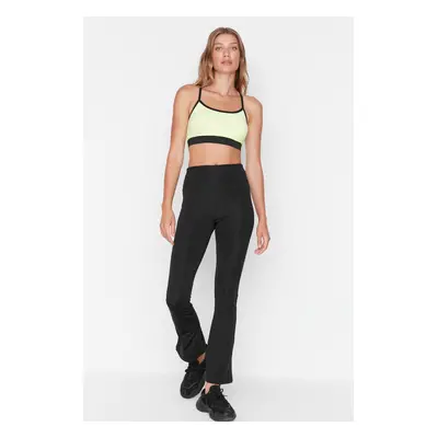 Trendyol Black Pull-On Flared Leg Yoga Sport leggings