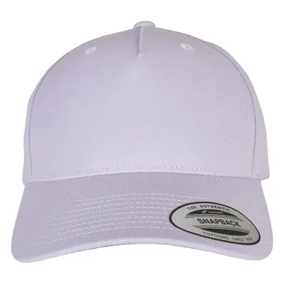 YP CLASSICS 5-PANEL PREMIUM COVERED SNAPBACK CAP LIGHT PURPLE