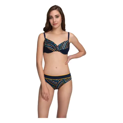 Dagi Women's Navy Blue Underwired Bikini Set