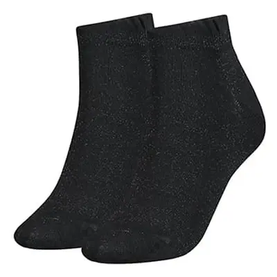 Tommy Hilfiger Socks - TH WOMEN SNEAKER 2P LUREX black